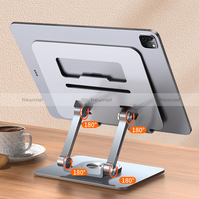 Universal Tablet Stand Mount Holder N04 for Microsoft Surface Pro 4 Silver