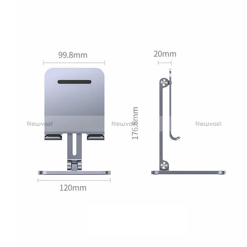 Universal Tablet Stand Mount Holder N05 for Apple iPad Pro 12.9 (2018) Dark Gray