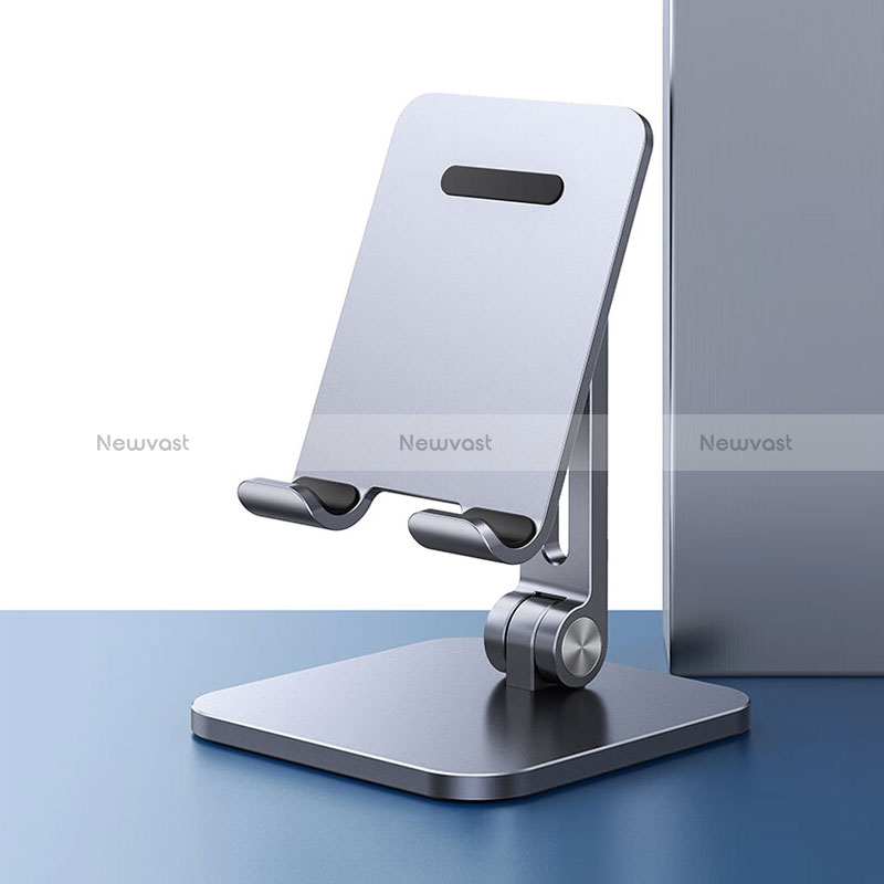 Universal Tablet Stand Mount Holder N05 for Samsung Galaxy Tab S7 Plus 5G 12.4 SM-T976 Dark Gray