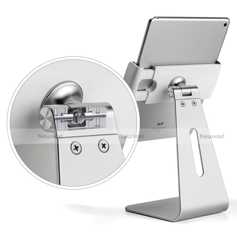 Universal Tablet Stand Mount Holder T24 for Apple iPad Air 2 Silver