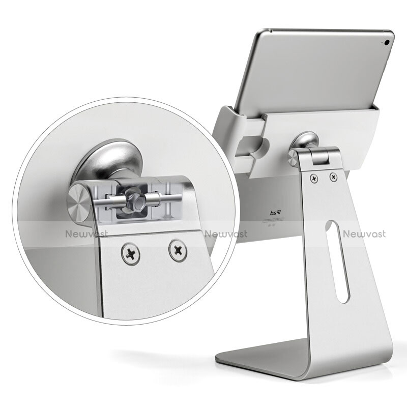 Universal Tablet Stand Mount Holder T24 for Huawei MediaPad M5 8.4 SHT-AL09 SHT-W09 Silver