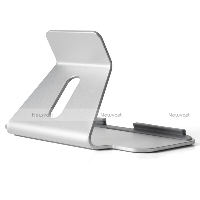 Universal Tablet Stand Mount Holder T25 for Apple iPad Air 10.9 (2020) Silver