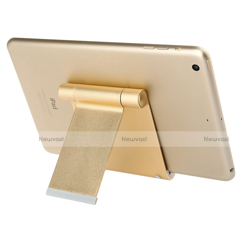 Universal Tablet Stand Mount Holder T27 for Apple iPad Mini 2 Gold