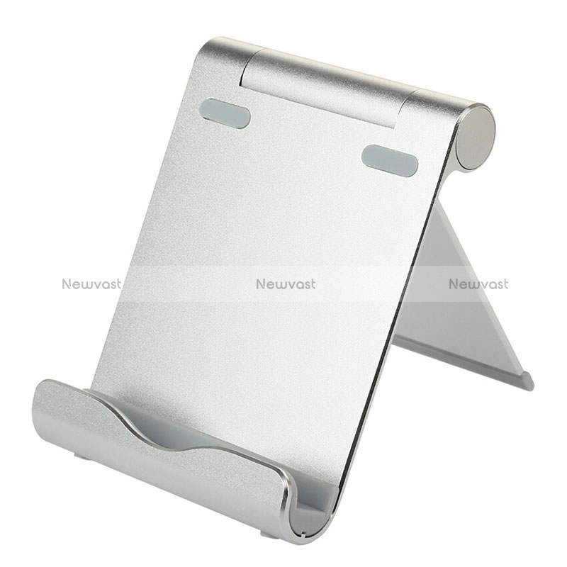 Universal Tablet Stand Mount Holder T27 for Apple iPad Pro 12.9 2022 Silver