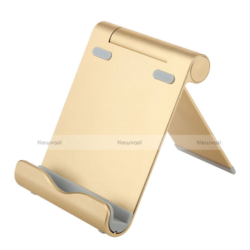 Universal Tablet Stand Mount Holder T27 for Samsung Galaxy Tab S 10.5 SM-T800 Gold