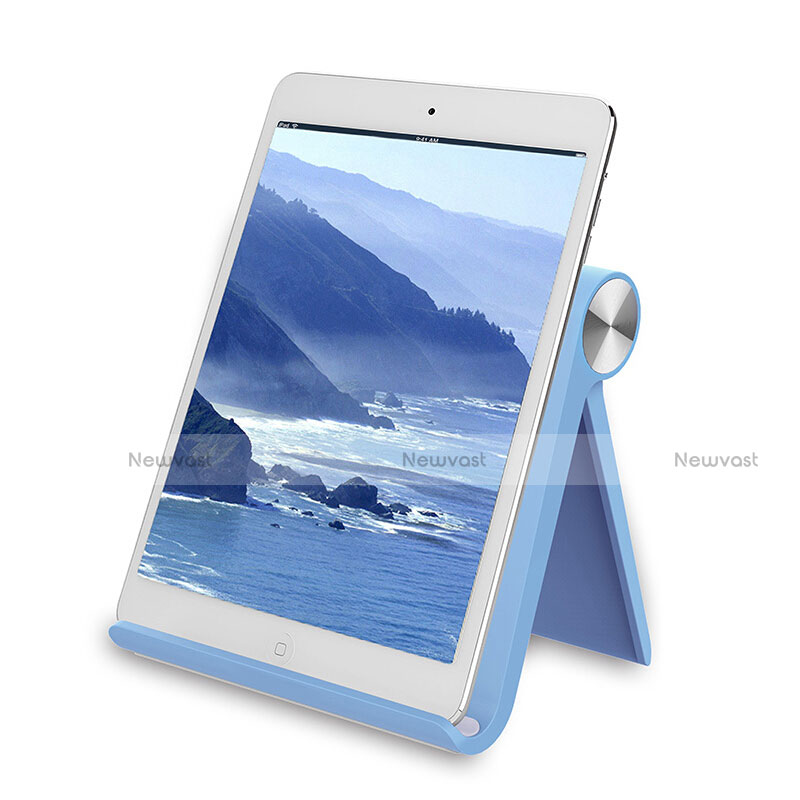 Universal Tablet Stand Mount Holder T28 for Apple iPad 2 Sky Blue