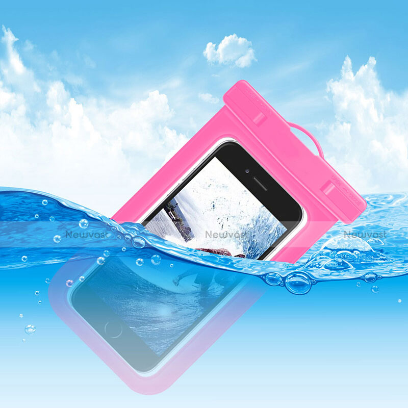 Universal Waterproof Case Dry Bag Underwater Shell W05 Pink