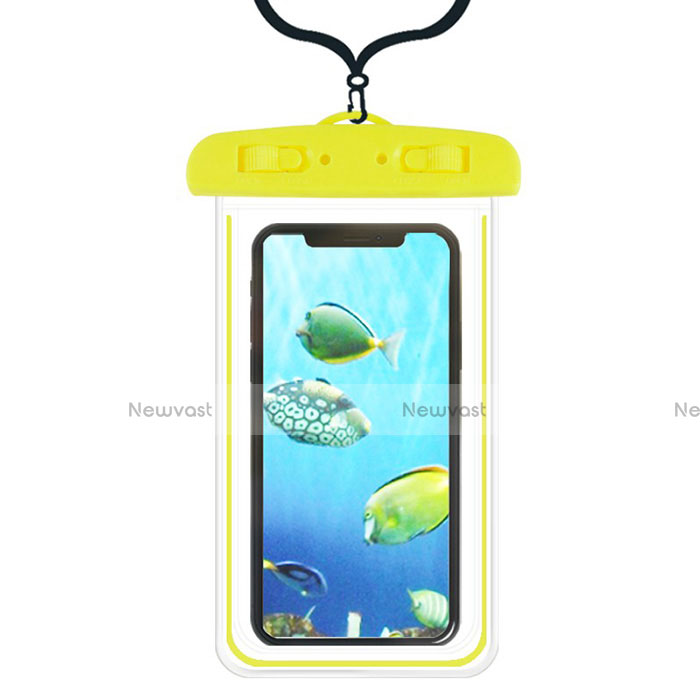 Universal Waterproof Cover Dry Bag Underwater Pouch W08 Yellow