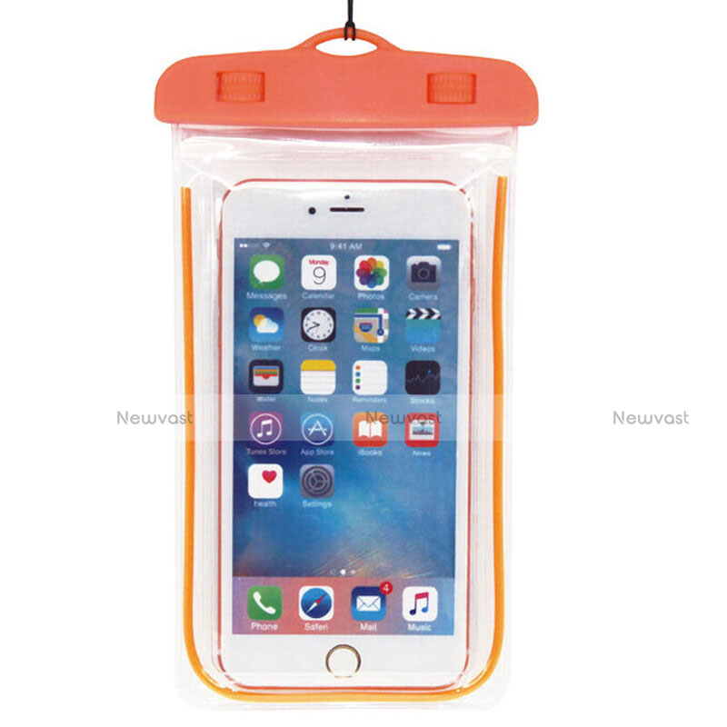 Universal Waterproof Hull Dry Bag Underwater Case W01 Orange