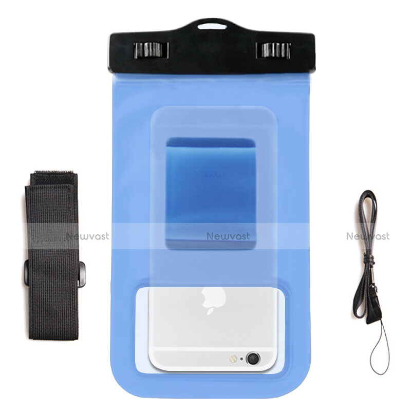 Universal Waterproof Hull Dry Bag Underwater Case W04 Sky Blue