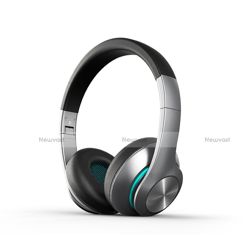 Wireless Bluetooth Foldable Sports Stereo Headset Headphone H70 Gray