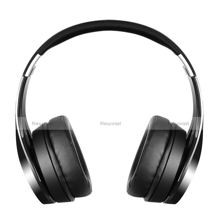 Wireless Bluetooth Foldable Sports Stereo Headset Headphone H75 Black