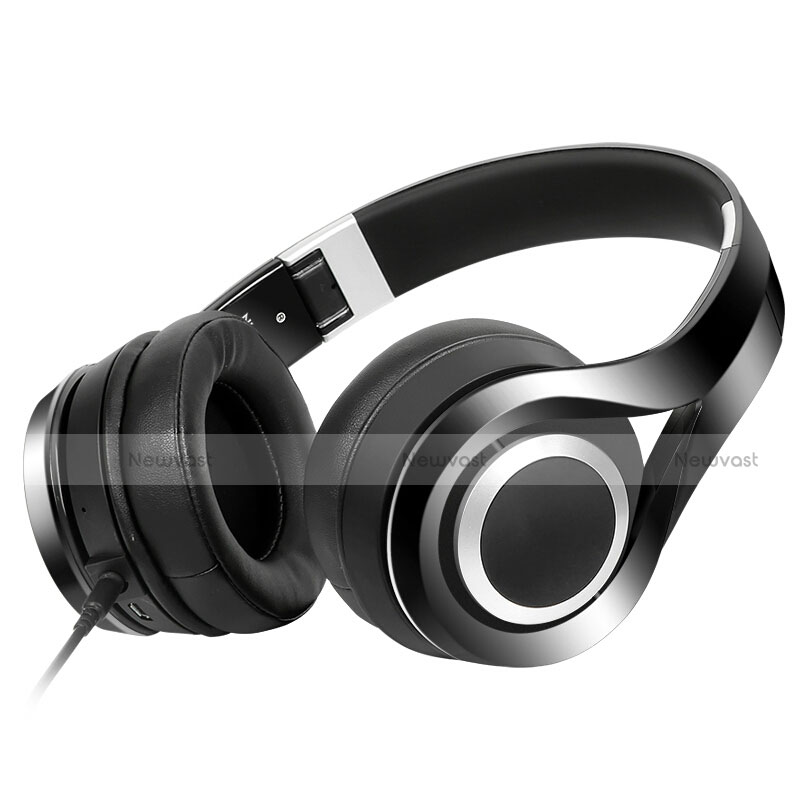 Wireless Bluetooth Foldable Sports Stereo Headset Headphone H75 Black