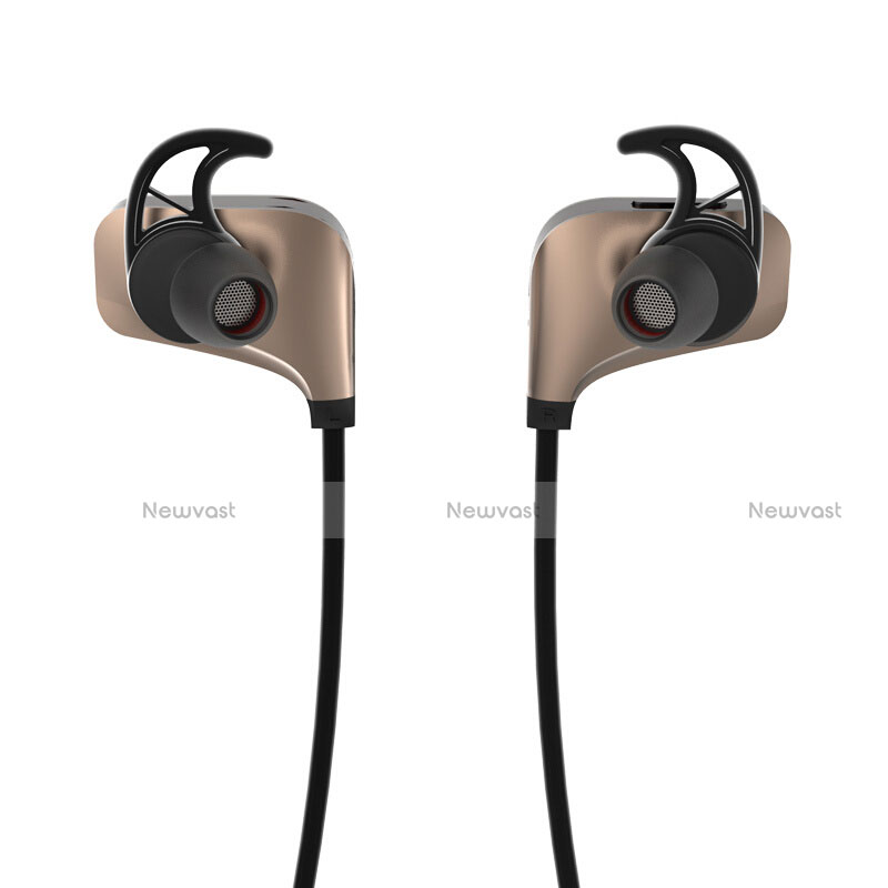 Wireless Bluetooth Sports Stereo Earphone Headset H35 Gold