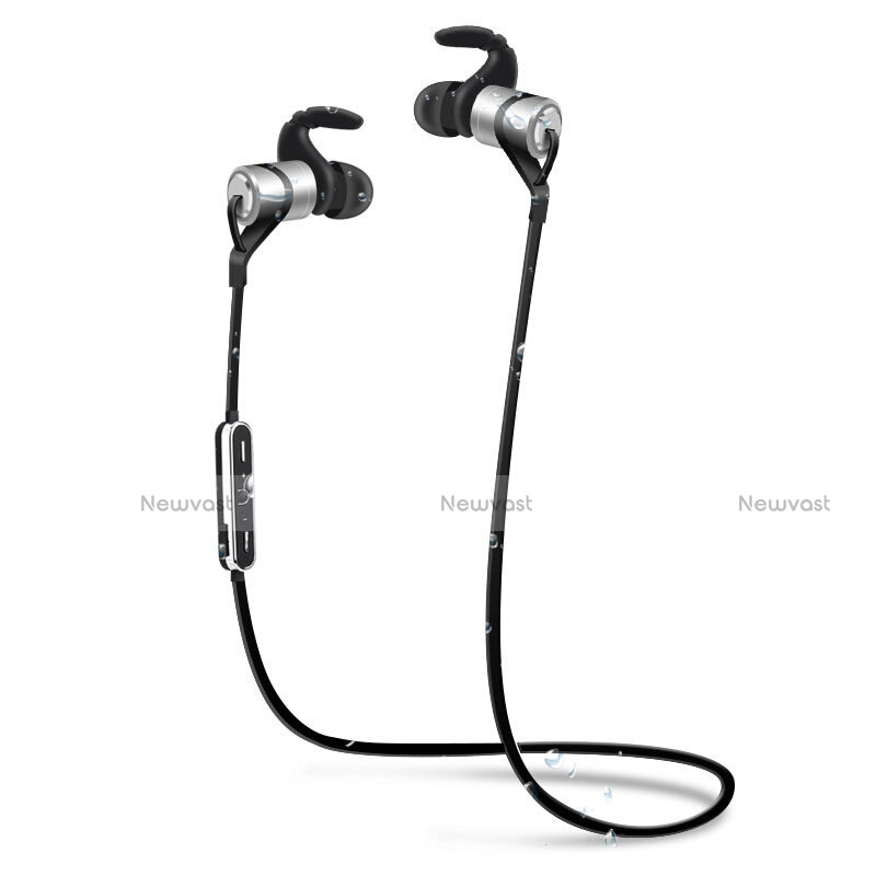 Wireless Bluetooth Sports Stereo Earphone Headset H50 Silver